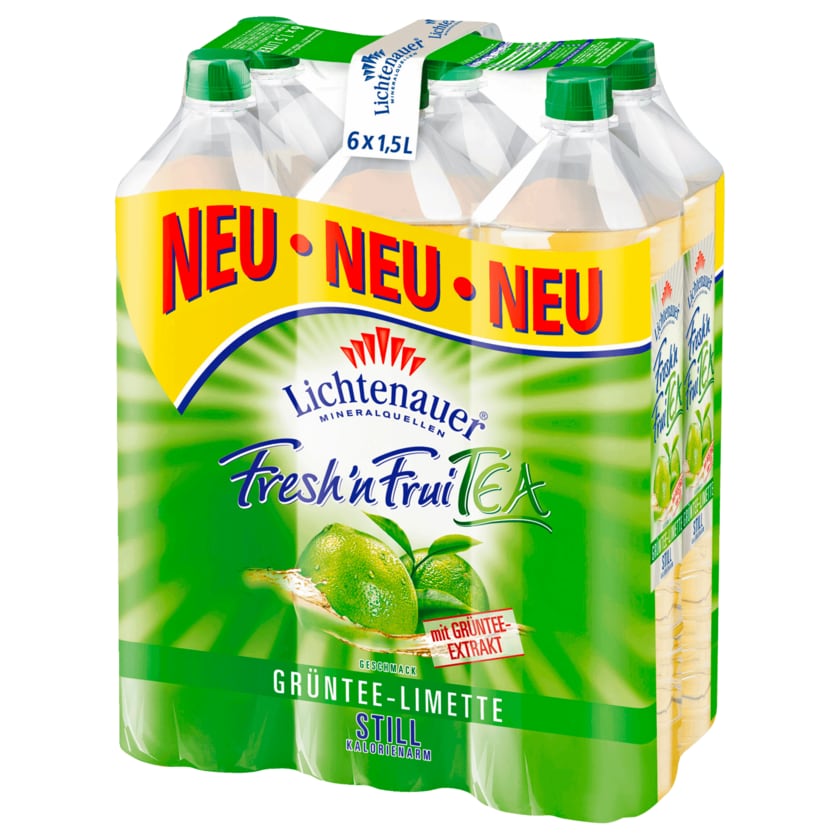 Lichtenauer Fresh'n FruiTea Grüntee-Limette 6x1,5l